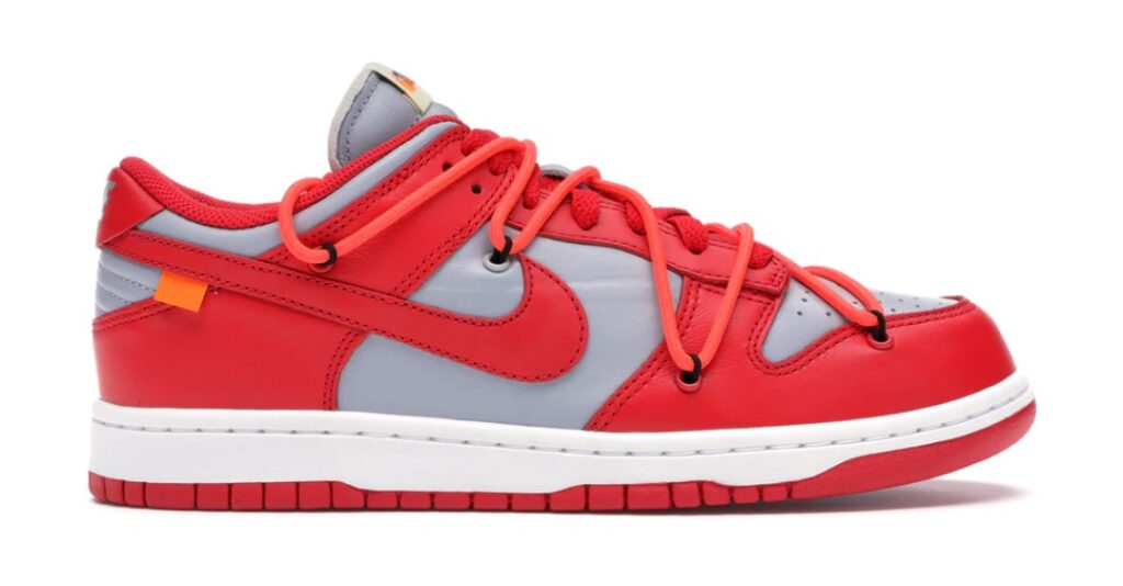 OFF-WHITE NIKE DUNK LOW UNIVERSITY RED