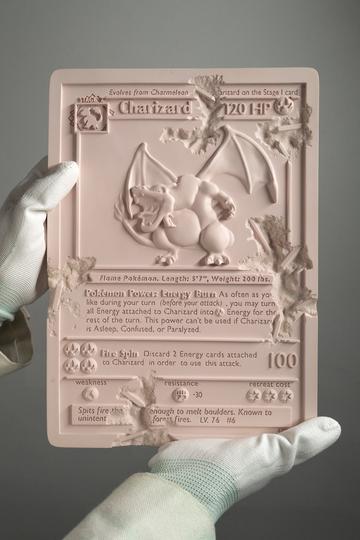 Pink Crystalized Charizard Card 1