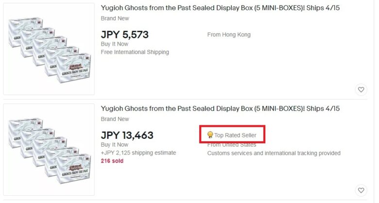 ebay Ghosts From the Past　購入方法　トップセラー